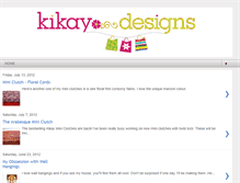 Tablet Screenshot of kikaydesigns.blogspot.com