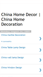 Mobile Screenshot of chinahomedecoration.blogspot.com