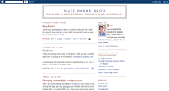 Desktop Screenshot of mattdabbs.blogspot.com