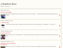 Tablet Screenshot of 3stephensboys.blogspot.com