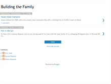 Tablet Screenshot of buildingthefamily.blogspot.com