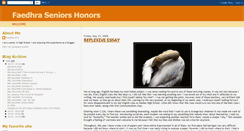 Desktop Screenshot of faedhraseniorhonors.blogspot.com