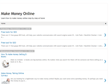 Tablet Screenshot of makemoneyonlineprocess.blogspot.com