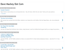 Tablet Screenshot of dave-mackey.blogspot.com