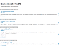 Tablet Screenshot of binstock.blogspot.com
