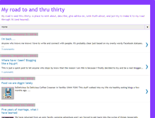 Tablet Screenshot of healthyroadtothirty.blogspot.com