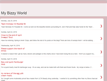 Tablet Screenshot of mybizzyworld.blogspot.com