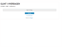 Tablet Screenshot of glimt-i-hverdagen.blogspot.com