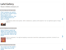 Tablet Screenshot of lahdgallery.blogspot.com