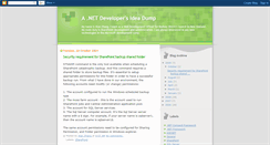 Desktop Screenshot of dot-net-developer.blogspot.com