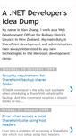 Mobile Screenshot of dot-net-developer.blogspot.com