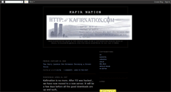 Desktop Screenshot of kafir-nation.blogspot.com