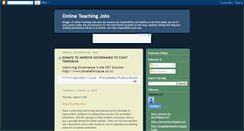 Desktop Screenshot of online-teaching-jobs.blogspot.com