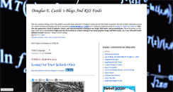 Desktop Screenshot of douglascastlerssfeeds.blogspot.com