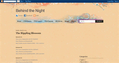 Desktop Screenshot of behindthenight.blogspot.com