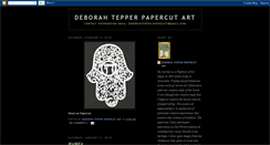 Desktop Screenshot of deborahtepperpapercuts.blogspot.com