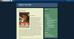 Desktop Screenshot of blogforslis5420.blogspot.com
