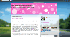 Desktop Screenshot of everydayrhinestones.blogspot.com