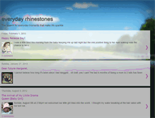 Tablet Screenshot of everydayrhinestones.blogspot.com