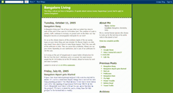 Desktop Screenshot of bangaloreliving.blogspot.com
