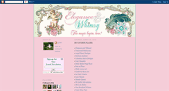 Desktop Screenshot of eleganceandwhimsy.blogspot.com