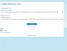 Tablet Screenshot of coffeemachineuk.blogspot.com