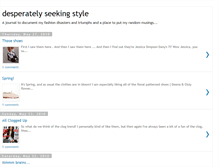 Tablet Screenshot of desperatelyseekingstyle.blogspot.com