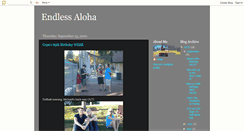 Desktop Screenshot of endlessaloha.blogspot.com