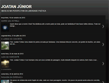 Tablet Screenshot of joatanjunior.blogspot.com