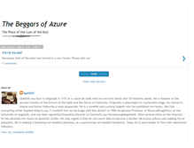 Tablet Screenshot of beggarsofazure.blogspot.com