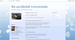Desktop Screenshot of accidentalwisconsinite.blogspot.com