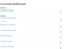 Tablet Screenshot of elcocineromediterraneo.blogspot.com