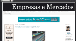 Desktop Screenshot of empresasemercados.blogspot.com