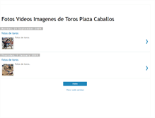 Tablet Screenshot of fotos-de-toros.blogspot.com
