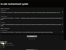 Tablet Screenshot of laodemuhammadsyafar.blogspot.com