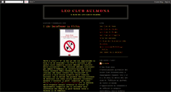 Desktop Screenshot of leoclubsulmona.blogspot.com