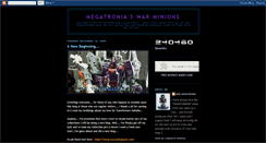 Desktop Screenshot of megatroniatoycollection.blogspot.com