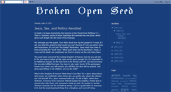 Desktop Screenshot of brokenopenseed.blogspot.com