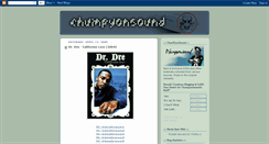 Desktop Screenshot of chumpyonsound.blogspot.com