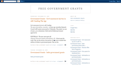 Desktop Screenshot of free-government-grants-site.blogspot.com