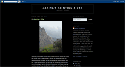 Desktop Screenshot of marinaspaintingaday.blogspot.com