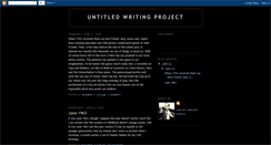 Desktop Screenshot of myownbookuntitledwritingproject.blogspot.com