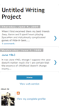 Mobile Screenshot of myownbookuntitledwritingproject.blogspot.com