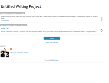 Tablet Screenshot of myownbookuntitledwritingproject.blogspot.com