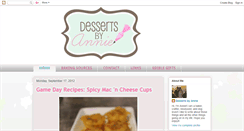 Desktop Screenshot of dessertsbyannie.blogspot.com