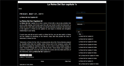 Desktop Screenshot of lareinadelsurcapi.blogspot.com