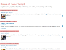 Tablet Screenshot of dreamofhometonight.blogspot.com