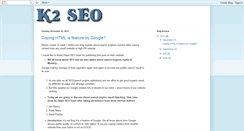 Desktop Screenshot of k2seo.blogspot.com