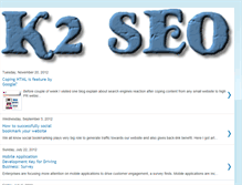 Tablet Screenshot of k2seo.blogspot.com