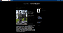 Desktop Screenshot of grethesnorskblogg.blogspot.com